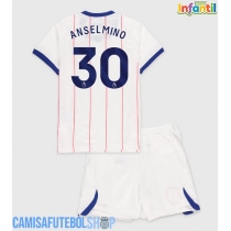 Camisa de time de futebol Chelsea Aaron Anselmino #30 Replicas 3º Equipamento Infantil 2026-27 Manga Curta (+ Calças curtas)